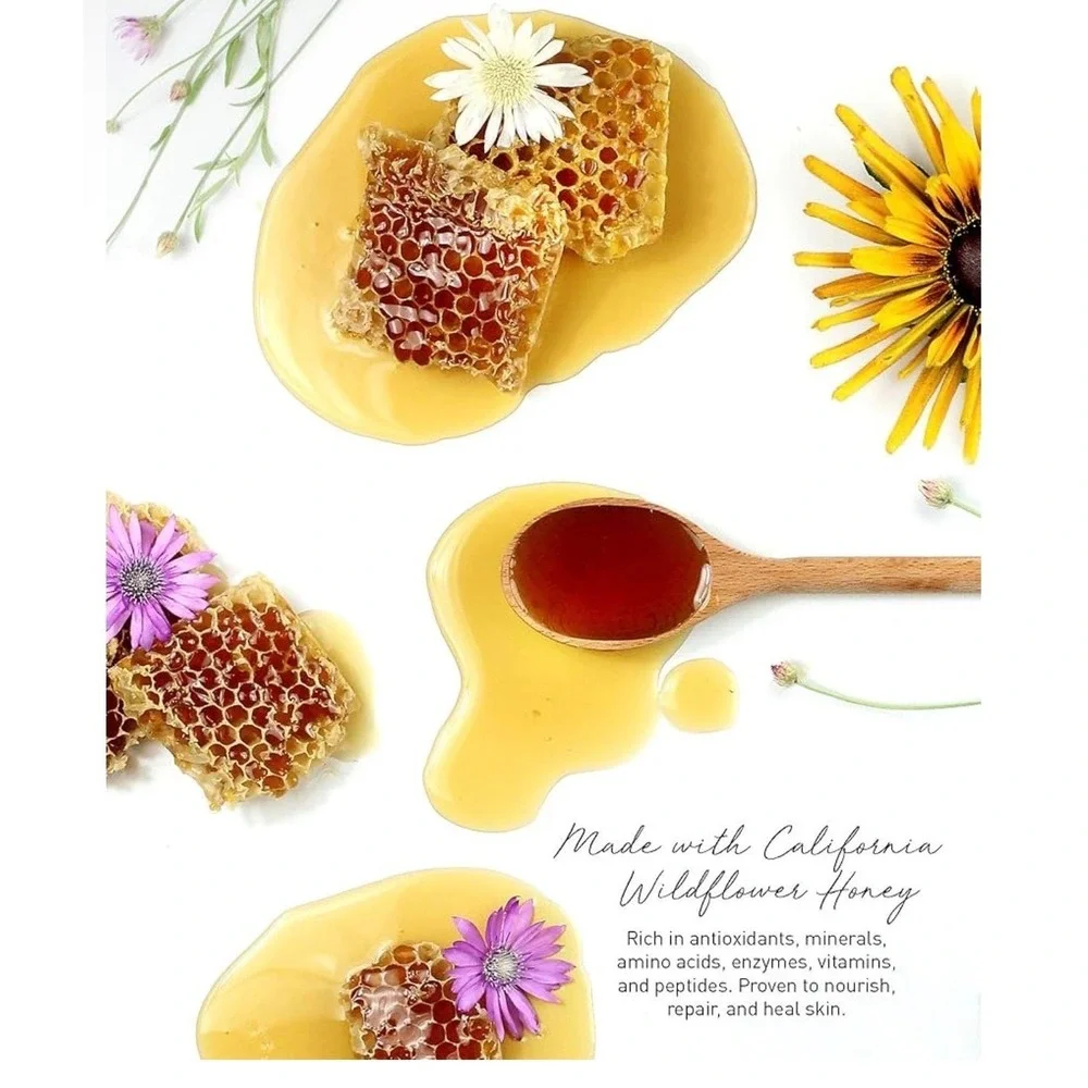Marin Bee Pure Honey Skincare Butter‎ Body Cream 4oz Shea Coconut Jojoba NEW
